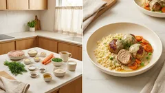 Pulpety z indyka w sosie koperkowym z kuskusem – prosty obiad, który zawsze wychodzi