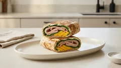 Wrap z szynką z kurczaka i mango – szybki lunchbox w 15 minut