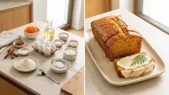 Wilgotny chlebek marchewkowy z cynamonem – prosty przepis do keksówki