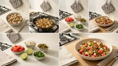 Sałatka z arbuzem, fetą i oliwkami – letni hit z kurczakiem w 20 minut