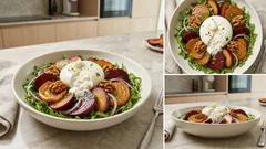 Sałatka z burakiem i rukolą z burratą – gotowa w 15 minut