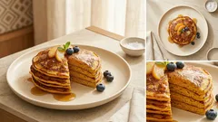 Naleśniki z dyni jak pancakes – puszyste, miękkie i gotowe w kilkanaście minut