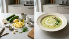 Zupa krem z cukinii – aksamitna i delikatna, gotowa w mniej niż 30 minut