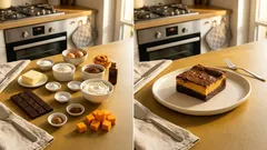 Sernikobrownie z dynią – wilgotne brownie i kremowa warstwa serowa w jednym cieście